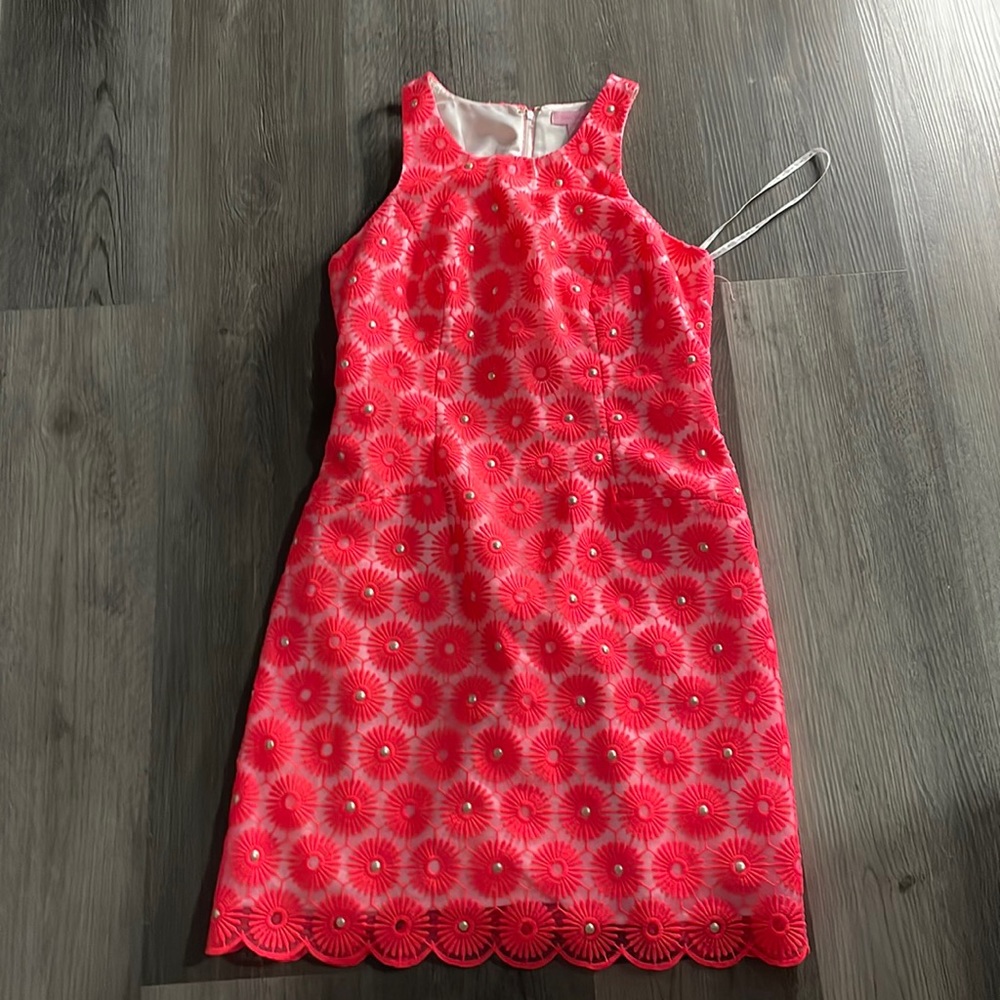 zip up flower dress